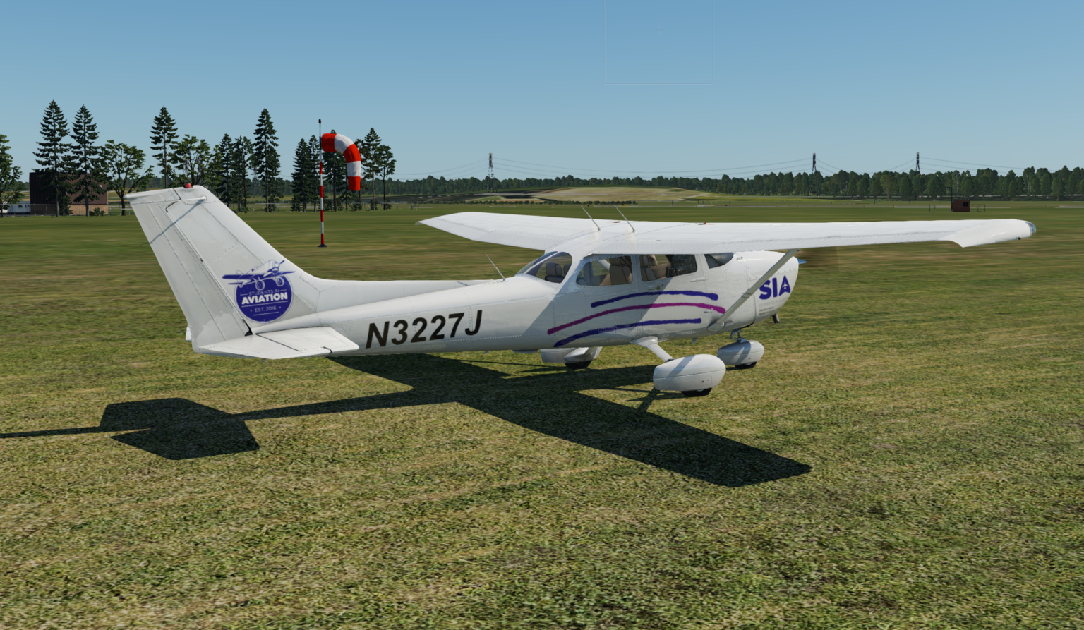 Sia Releases Cessna 172 Livery For X-plane – Students In Aviation