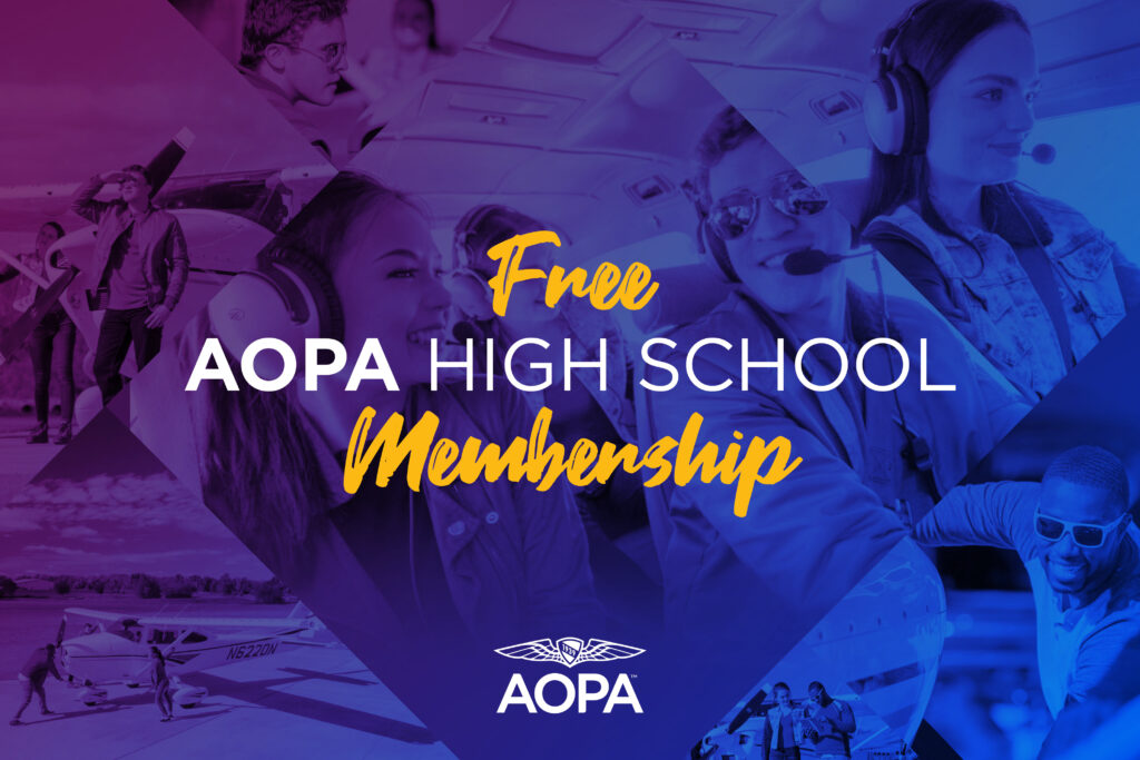 Screenshot of AOPA HS Member Page
